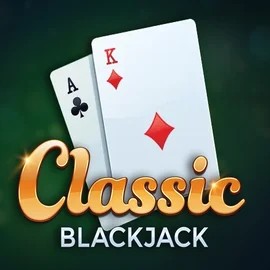 Classic Blackjack logo by Red Tiger Gaming at 50 Cent Casino