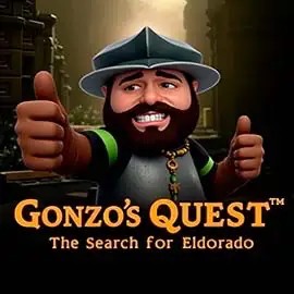 Official Slots logo: Gonzo's Quest by NetEnt at 50 Cent Casino