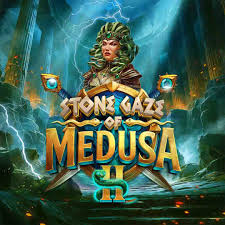 Stone Gaze of Medusa 2 casino game by Stakelogic – featured logo at 50 Cent Casino
